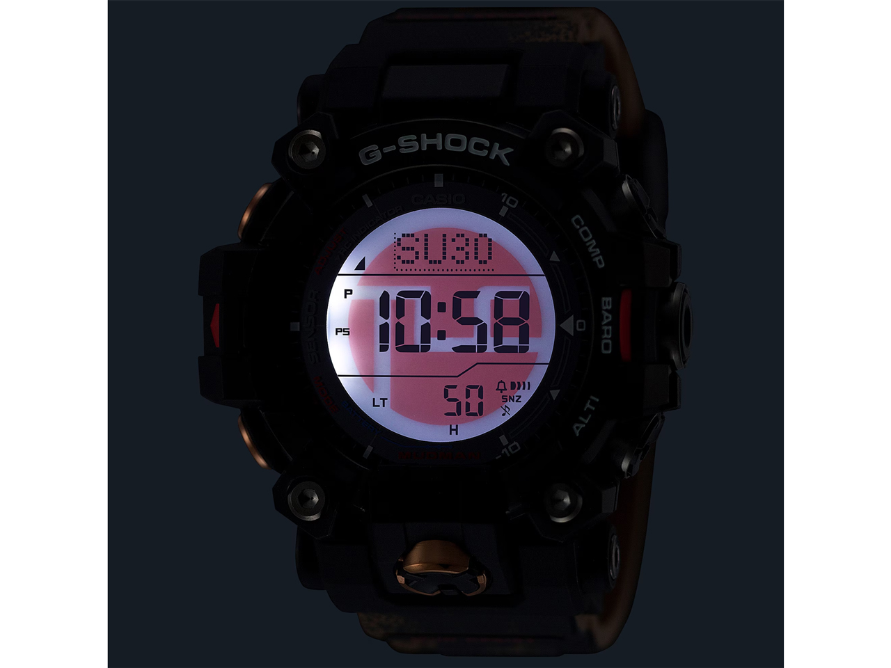 G-SHOCK �}�X�^�[ �I�u G �}�b�h�}�� TEAM LAND CRUISER TOYOTA AUTO BODY �R���{���[�V�������f�� GW-9500TLC-1JR