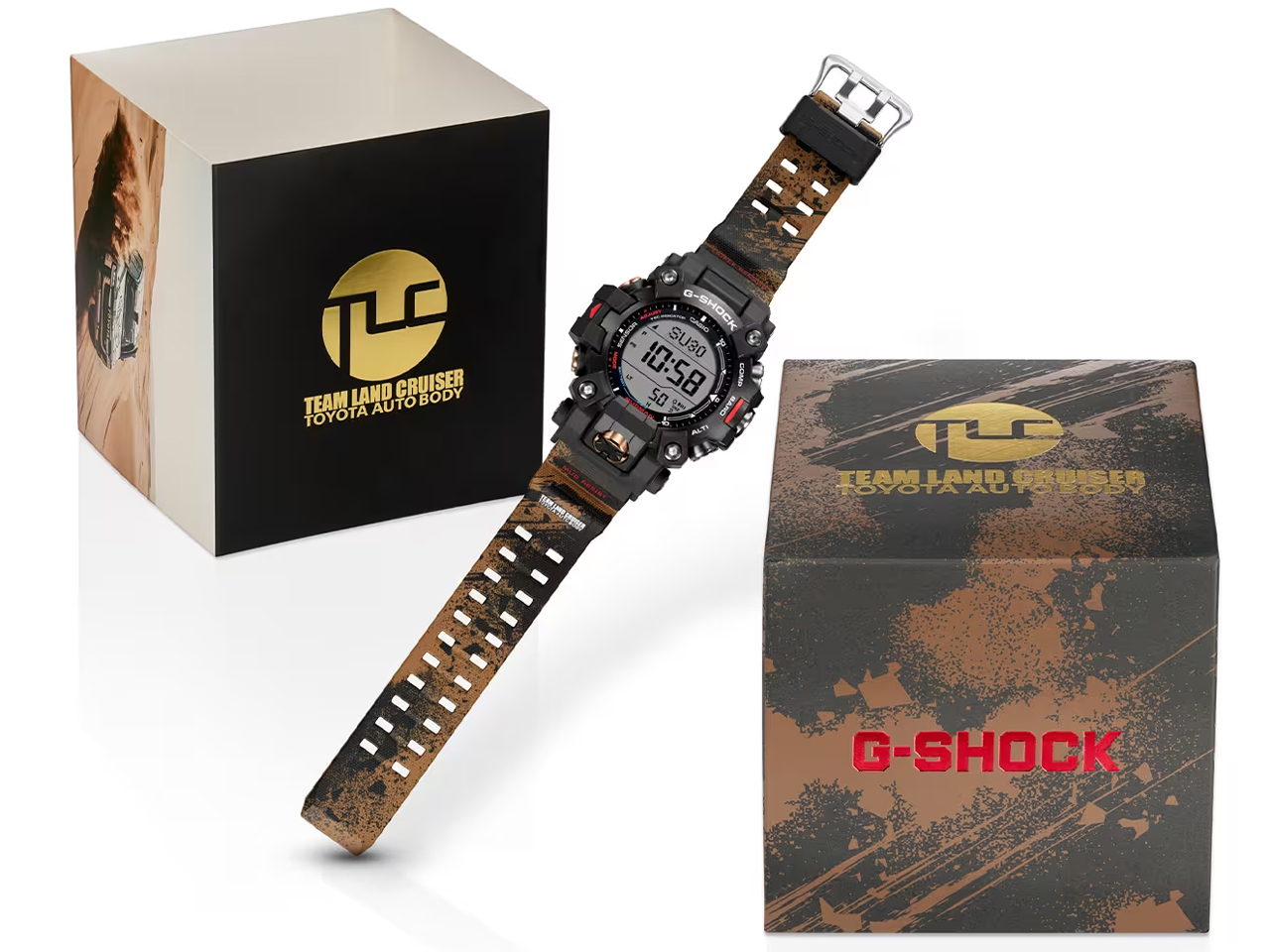 G-SHOCK �}�X�^�[ �I�u G �}�b�h�}�� TEAM LAND CRUISER TOYOTA AUTO BODY �R���{���[�V�������f�� GW-9500TLC-1JR