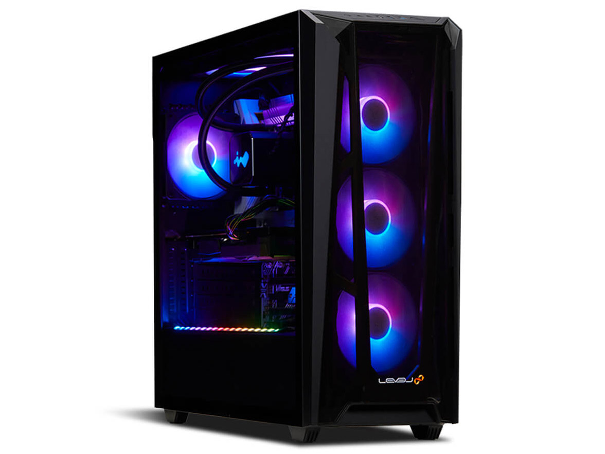 LEVEL-R67A-LC147KF-UTX [RGB Build] Core i7 14700KF/16GB������/1TB NVMe M.2 SSD/RTX 4070Ti SUPER/800W �̐��i�摜