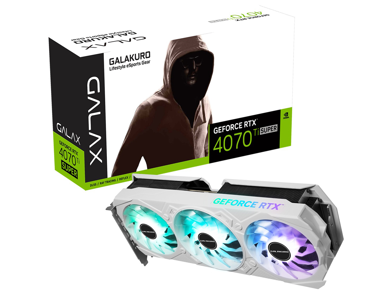 GK-RTX4070TiSP-E16GB/WHITE/TP [PCIExp 16GB] �̐��i�摜