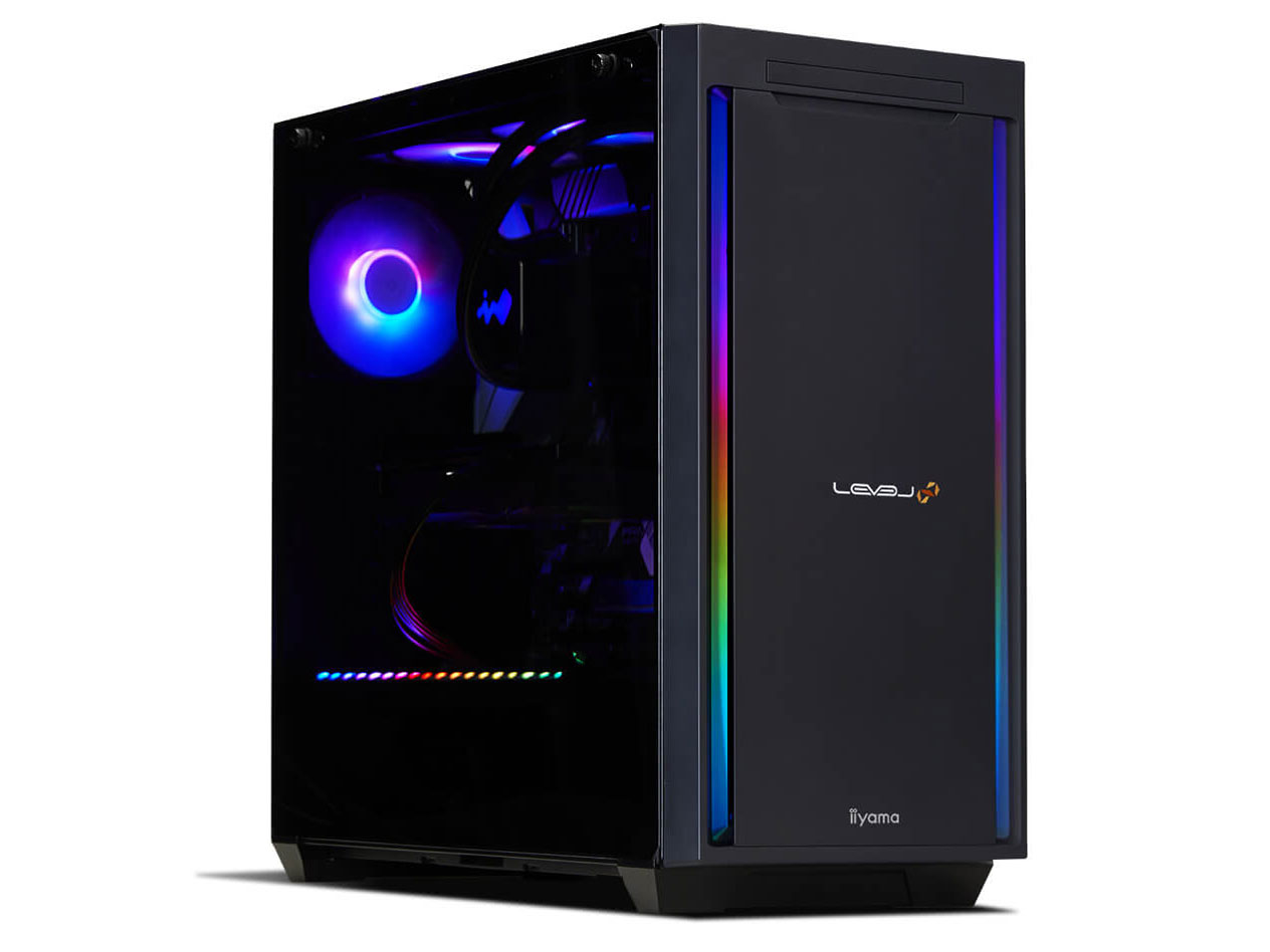 LEVEL-R7X7-LCR79Z-VTX [RGB Build] Ryzen 9 7950X3D/32GB������/1TB NVMe M.2 SSD/RTX 4080 SUPER/1000W �̐��i�摜