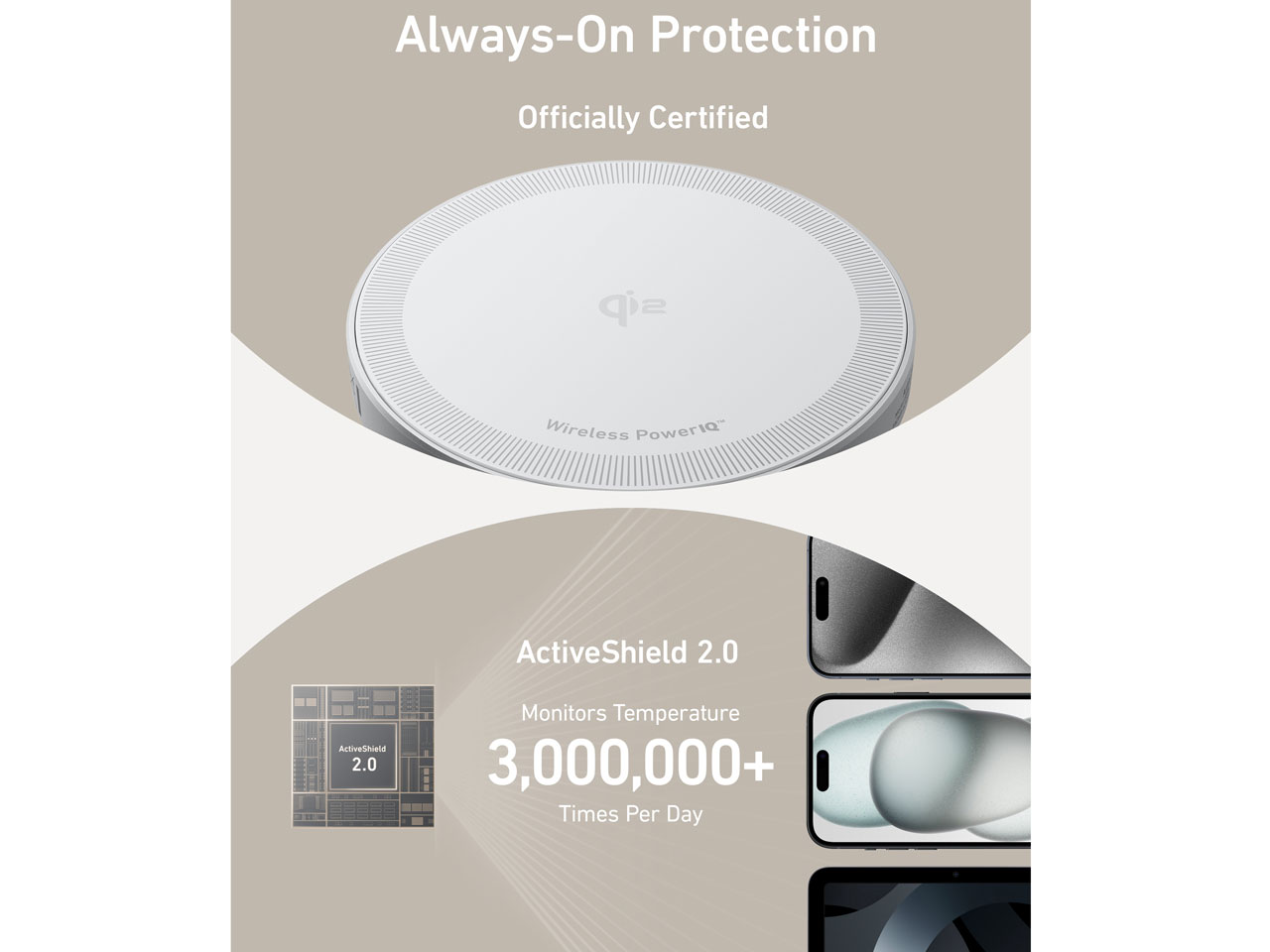 MagGo Wireless Charger (Pad) A25M0N21 [�z���C�g]