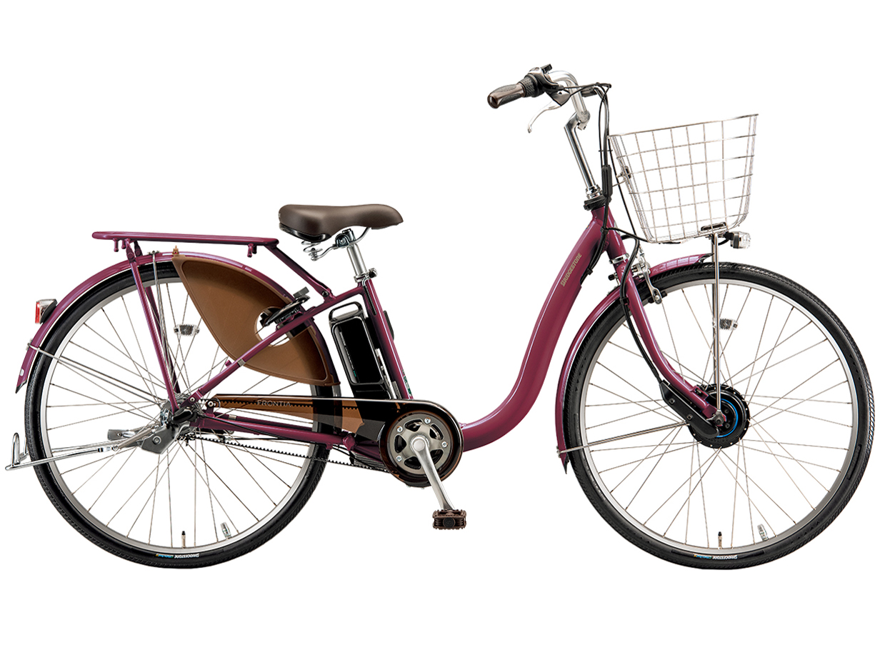 [474]セール！！送料無料 ブリヂストン電動自転車 フロンティア 充電器付き フロンティアデラックス ブリヂストン(BRIDGESTONE) 電動自転車