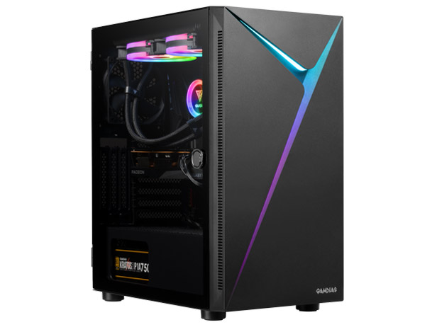 Barikata-428328 Ryzen 7 8700G/16GB������/1TB M.2 NVMe Gen4 SSD/����N�[���[����/�J�X�^�}�C�Y���f�� [Black] �̐��i�摜