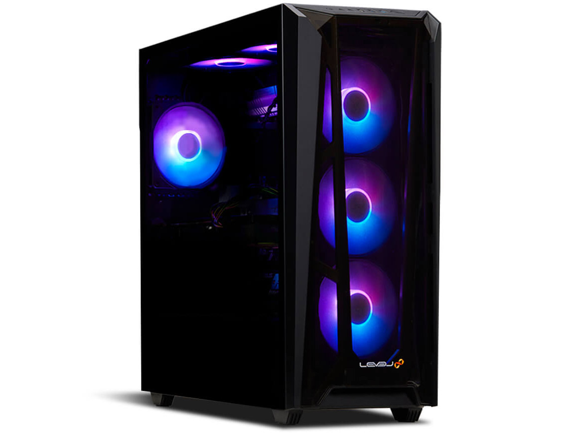 LEVEL-R67A-147F-TEX [RGB Build] Core i7 14700F/16GB������/1TB NVMe M.2 SSD/RX 7700 XT/700W �̐��i�摜