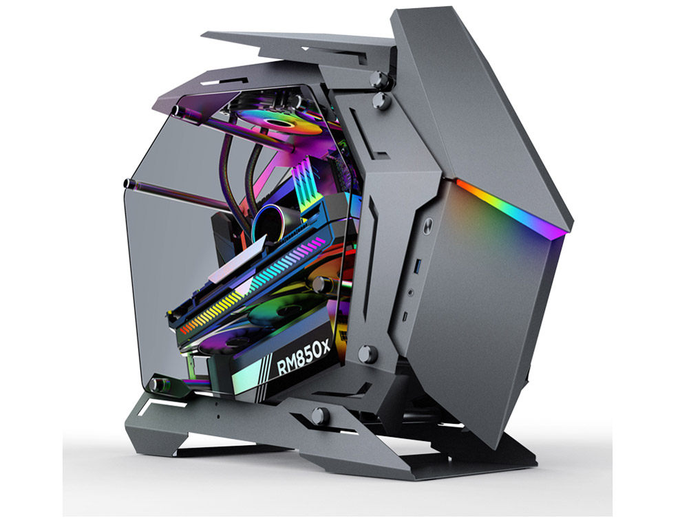 Raizan-428334 Ryzen 7 8700G/32GB������/1TB M.2 NVMe Gen4 SSD/����N�[���[����/�J�X�^�}�C�Y���f�� [Silver] �̐��i�摜