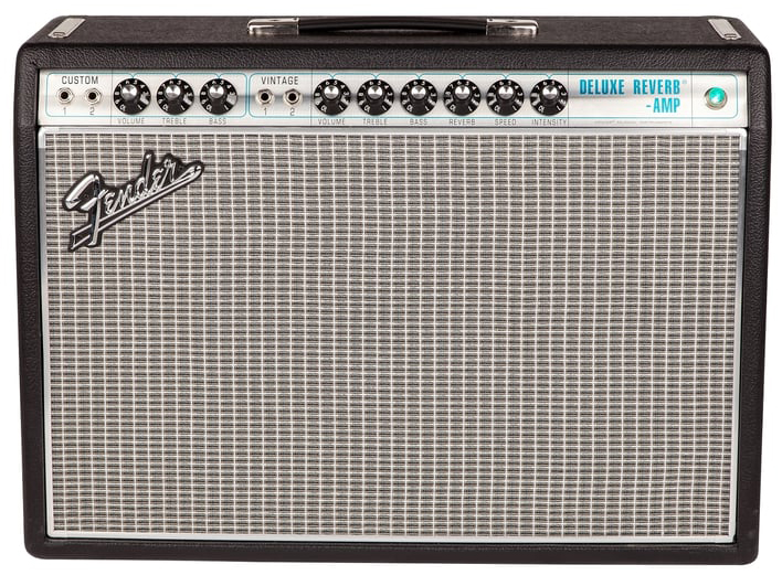 68 CUSTOM DELUXE REVERB [Silver and Blue] �̐��i�摜