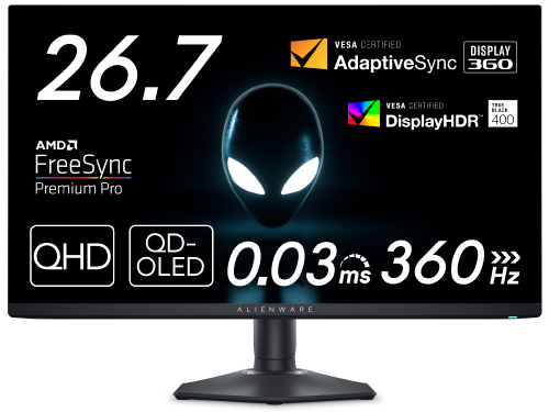 Alienware モニター QHD/2560*1440 Alienware AW2723DF Gaming Monitor - 27-inch (2560 x 1440) 240Hz