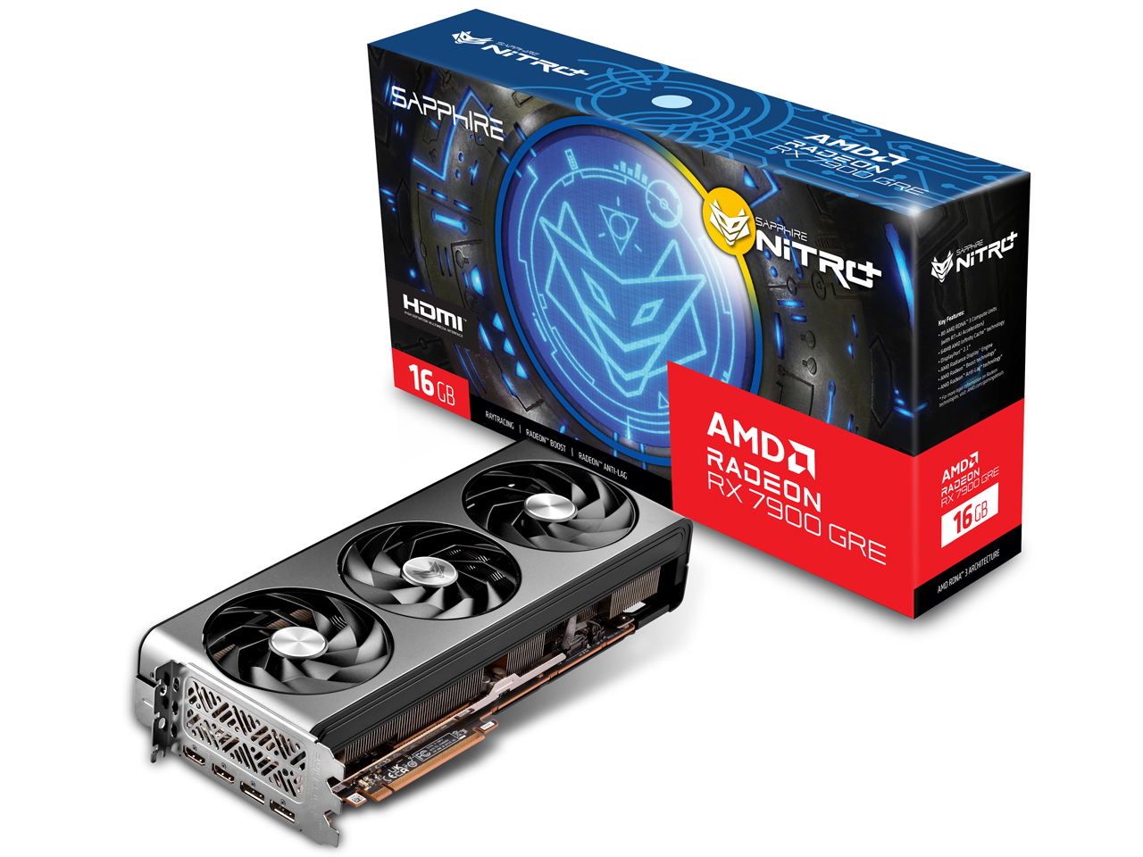 SAPPHIRE SAPPHIRE NITRO+ Radeon RX 7900 GRE GAMING OC 16GB GDDR6