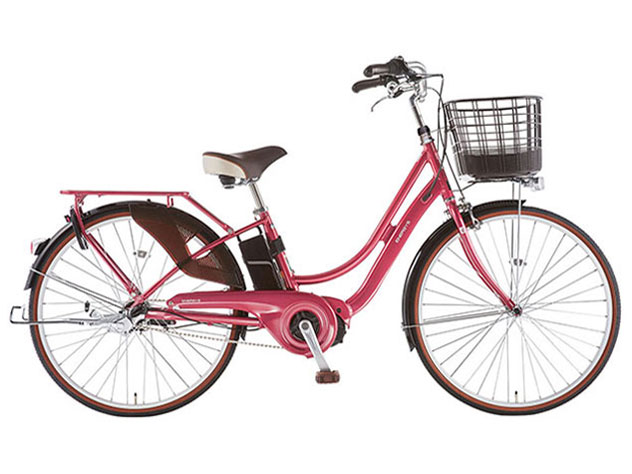 電動アシスト自転車 ASAENE4-M1 エナシスエブリ24 パールレッド 電動アシスト自転車をもっと身近に！ 快適性と安心性能を備えた【サイクル
