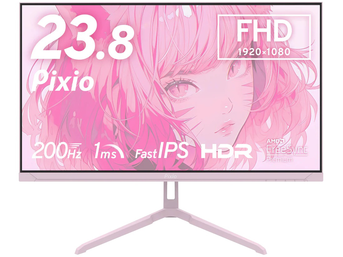 PX248 Wave Pastel Pink [23.8�C���` �p�X�e���s���N] �̐��i�摜