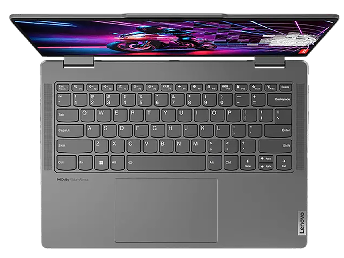 Lenovo Yoga 7 2-in-1 Gen 9 AMD Ryzen 5 8640HS�E16GB�������[�E512GB SSD�E14�^WUXGA OLED���� �}���`�^�b�`�Ή� 83DK0006JP [�X�g�[���O���[]