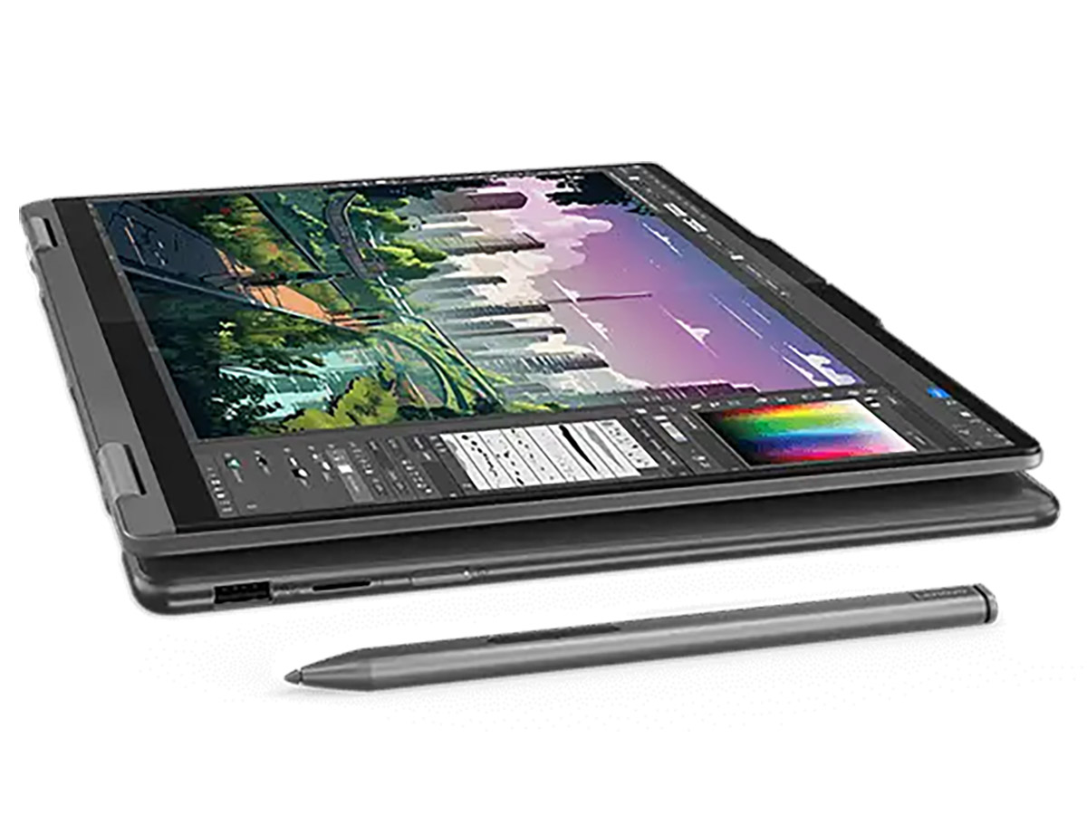 Lenovo Yoga 7 2-in-1 Gen 9 AMD Ryzen 5 8640HS�E8GB�������[�E512GB SSD�E14�^WUXGA�t������ �}���`�^�b�`�Ή� �J�X�^�}�C�Y���f�� 83DKCTO1WW [�X�g�[���O���[]