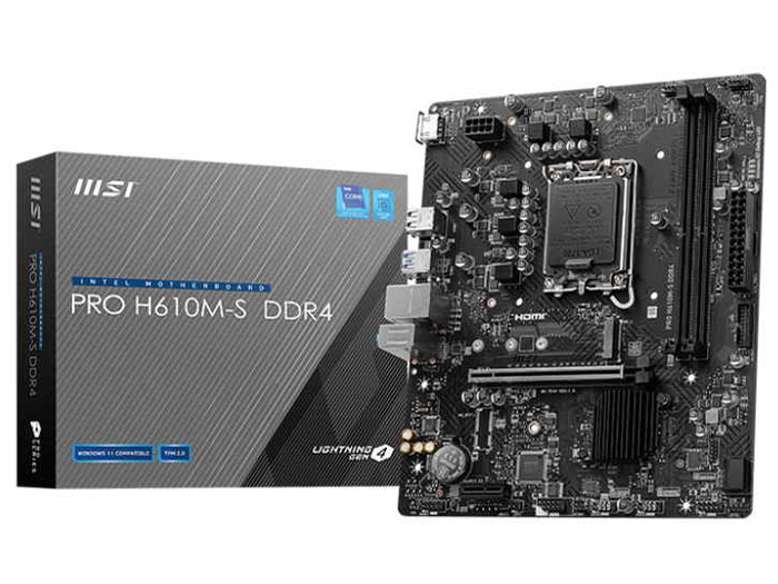 PRO H610M-S DDR4 �p�\�R���H�[���胂�f��