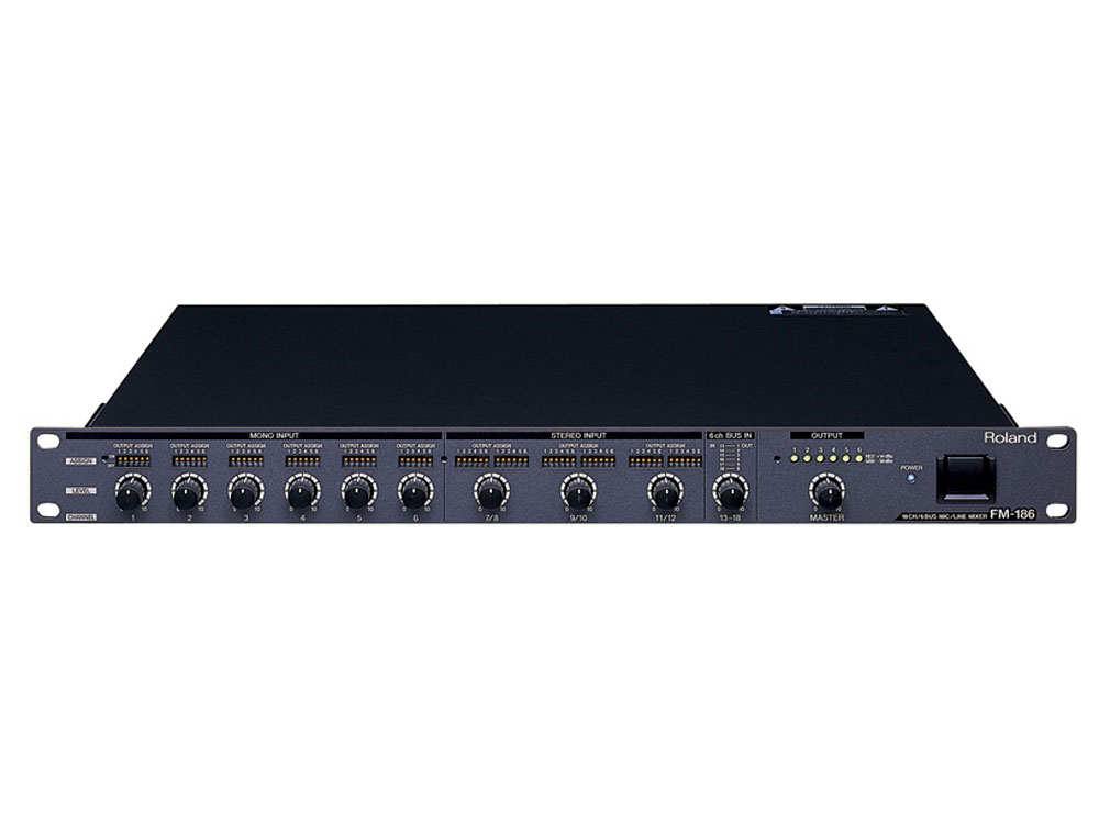 18CH/6BUS MIC/LINE MIXER FM-186 �̐��i�摜