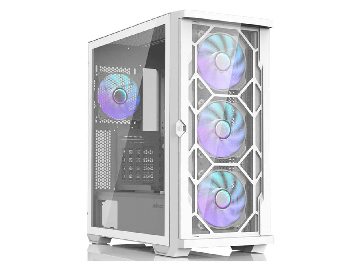 【新品 未開梱】 ZALMAN PCケースホワイト　Z10 DUO WHITE Amazon | ZALMAN Z10 DUO WHITE 120mm ARGBファン4基・GPU縦置き