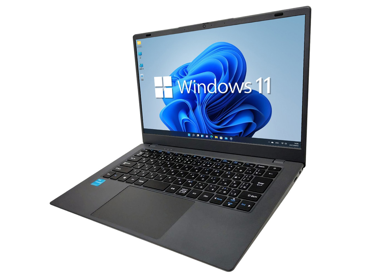 NC14J Celeron N5095/NVMe SSD 256GB/12GB������/14�C���` �t��HD/Windows 11/Office Personal 2021[�}�b�g�O���C] �̐��i�摜