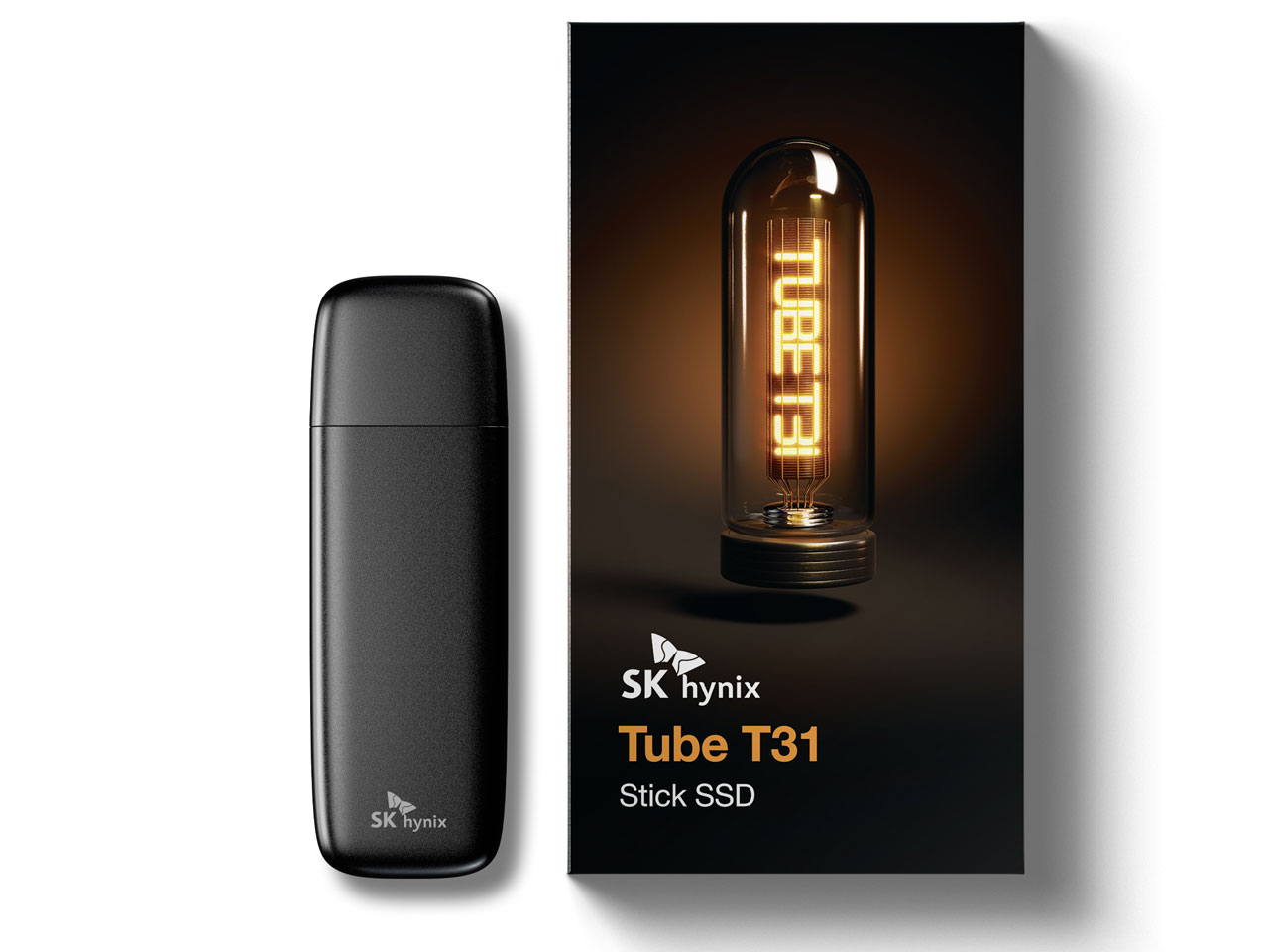 Tube T31 Stick SSD SKHSU3-001T-R1GB00 [�u���b�N]
