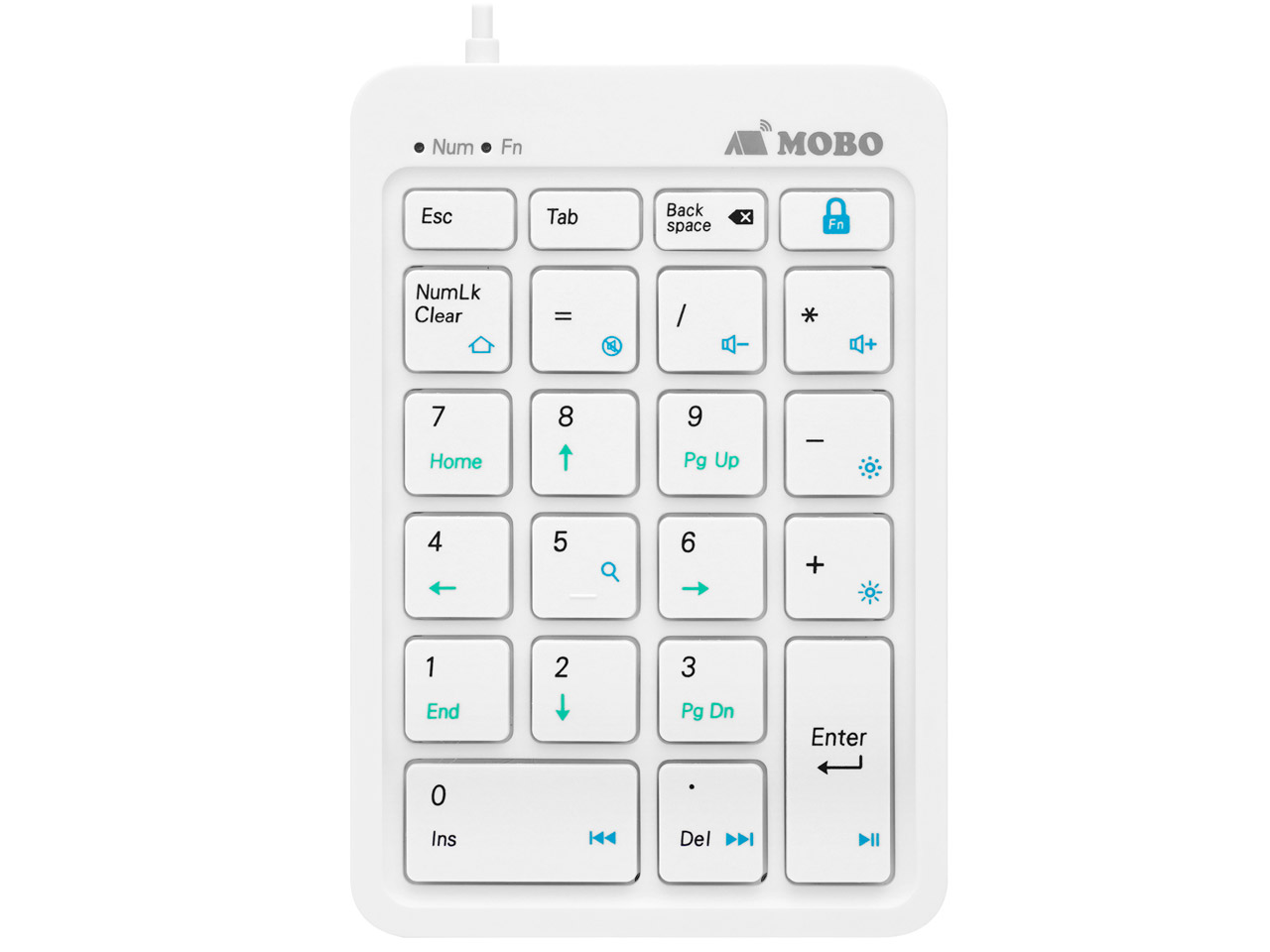 MOBO TenkeyPad 2 Wired AM-NPW22-WH [�z���C�g] �̐��i�摜