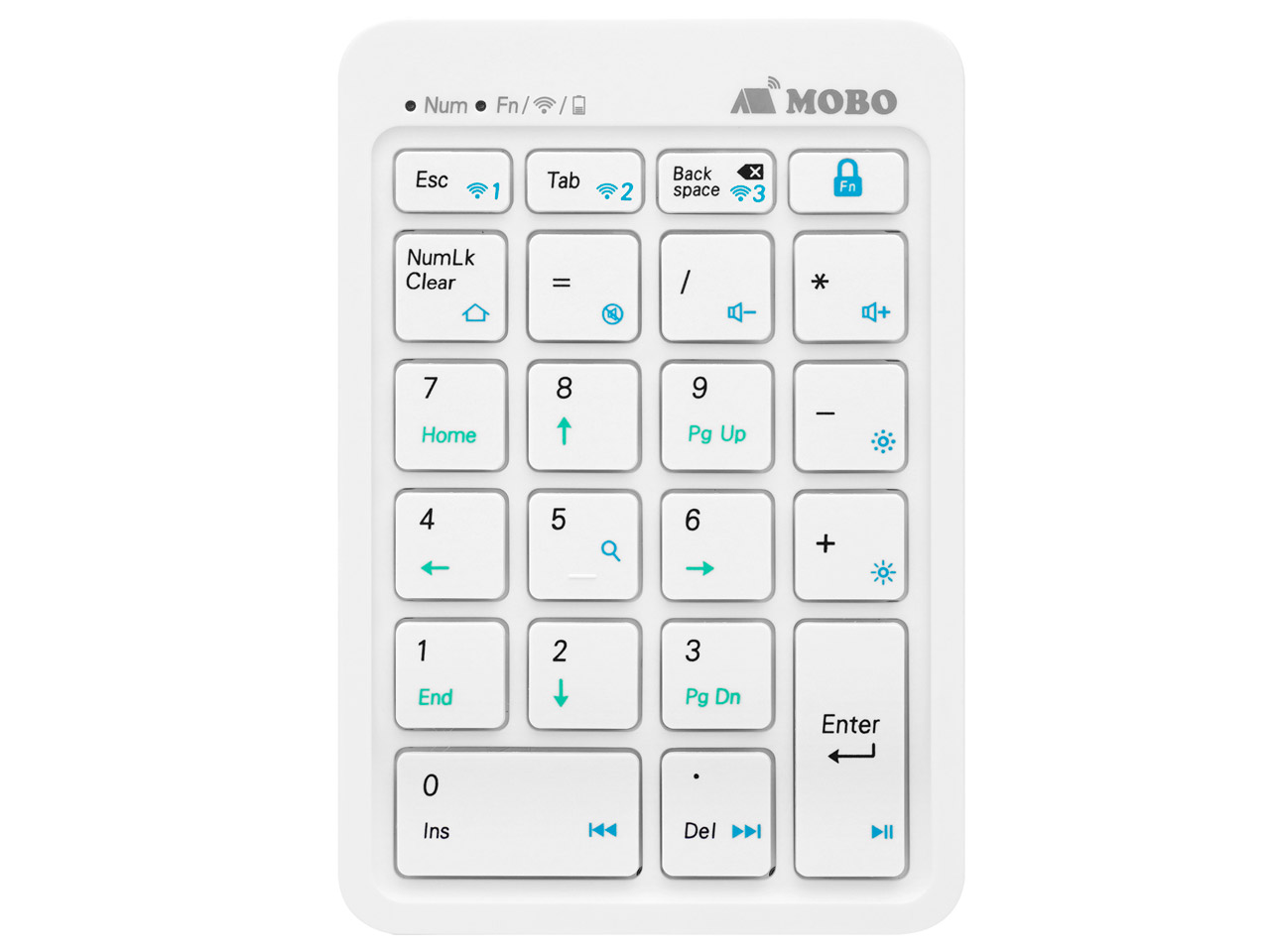 MOBO TenkeyPad 2 Duo AM-NPBW22-WH [�z���C�g] �̐��i�摜