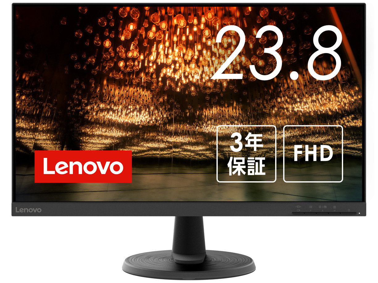 Lenovo D24-40 �t��HD ���i.com���胂�f�� 67A2KAC6JP [23.8�C���` �u���b�N] �̐��i�摜