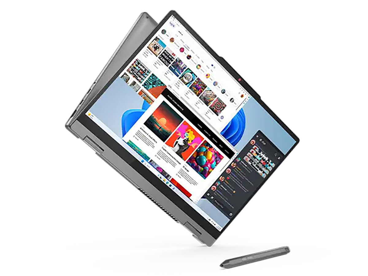 IdeaPad 5 2-in-1 Gen 9 AMD Ryzen 7 8845HS�E16GB�������[�E512GB SSD�E14�^WUXGA�t������ �}���`�^�b�`�Ή� �I�t�B�X�t�� 83DR001QJP [���i�O���[]