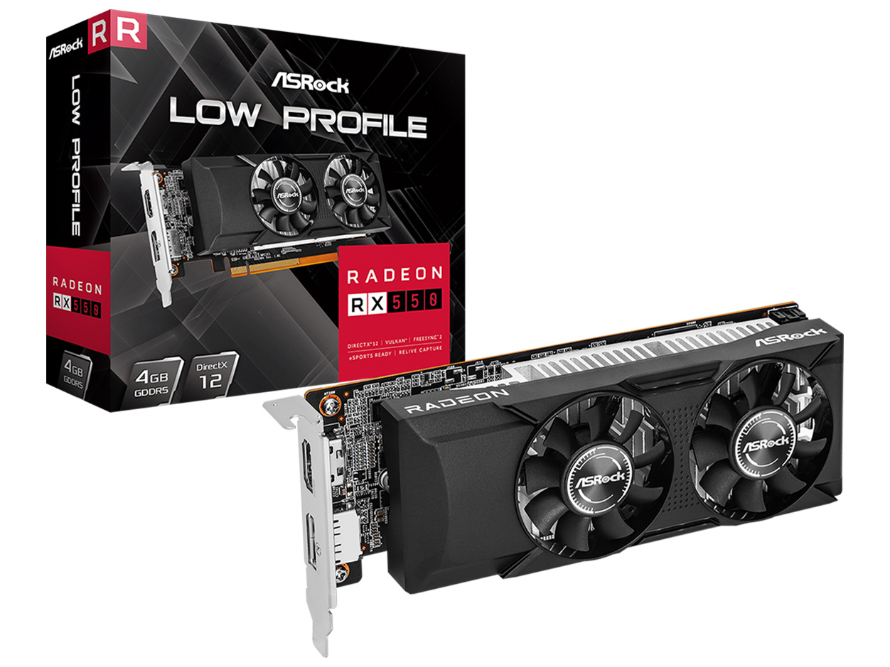 Radeon RX550 Low Profile 4GB [PCIExp 4GB] �̐��i�摜