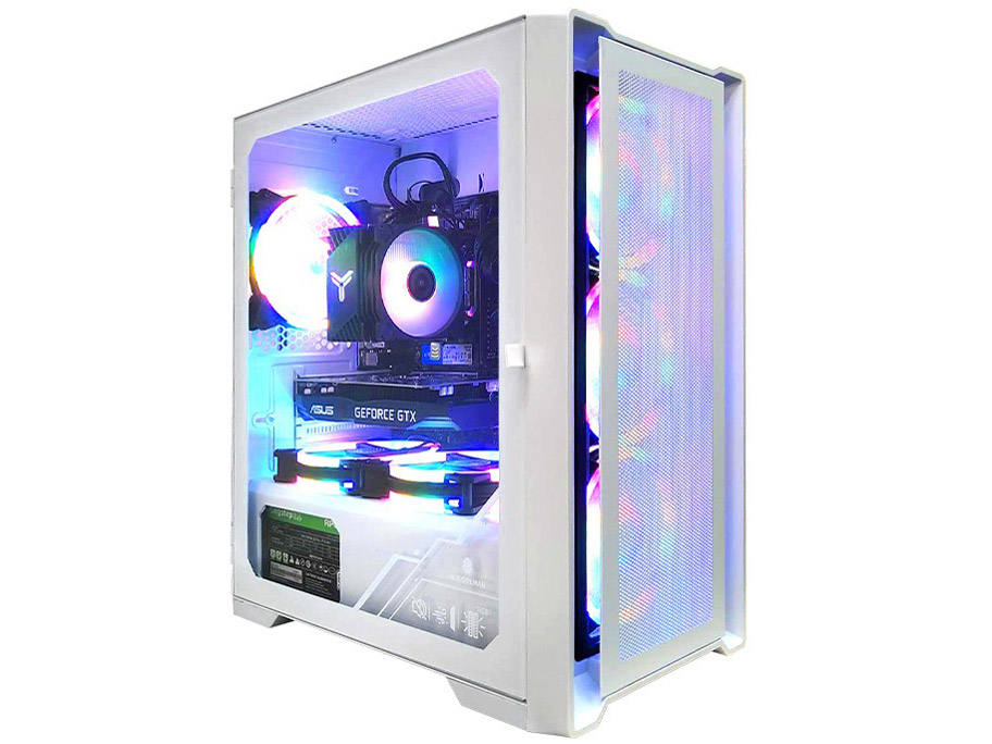 �� GWHM-2060-i5 Core i5 13400F/RTX 2060/NVMe M.2 SSD 500GB/16GB������/Windows 10 [�z���C�g] �̐��i�摜