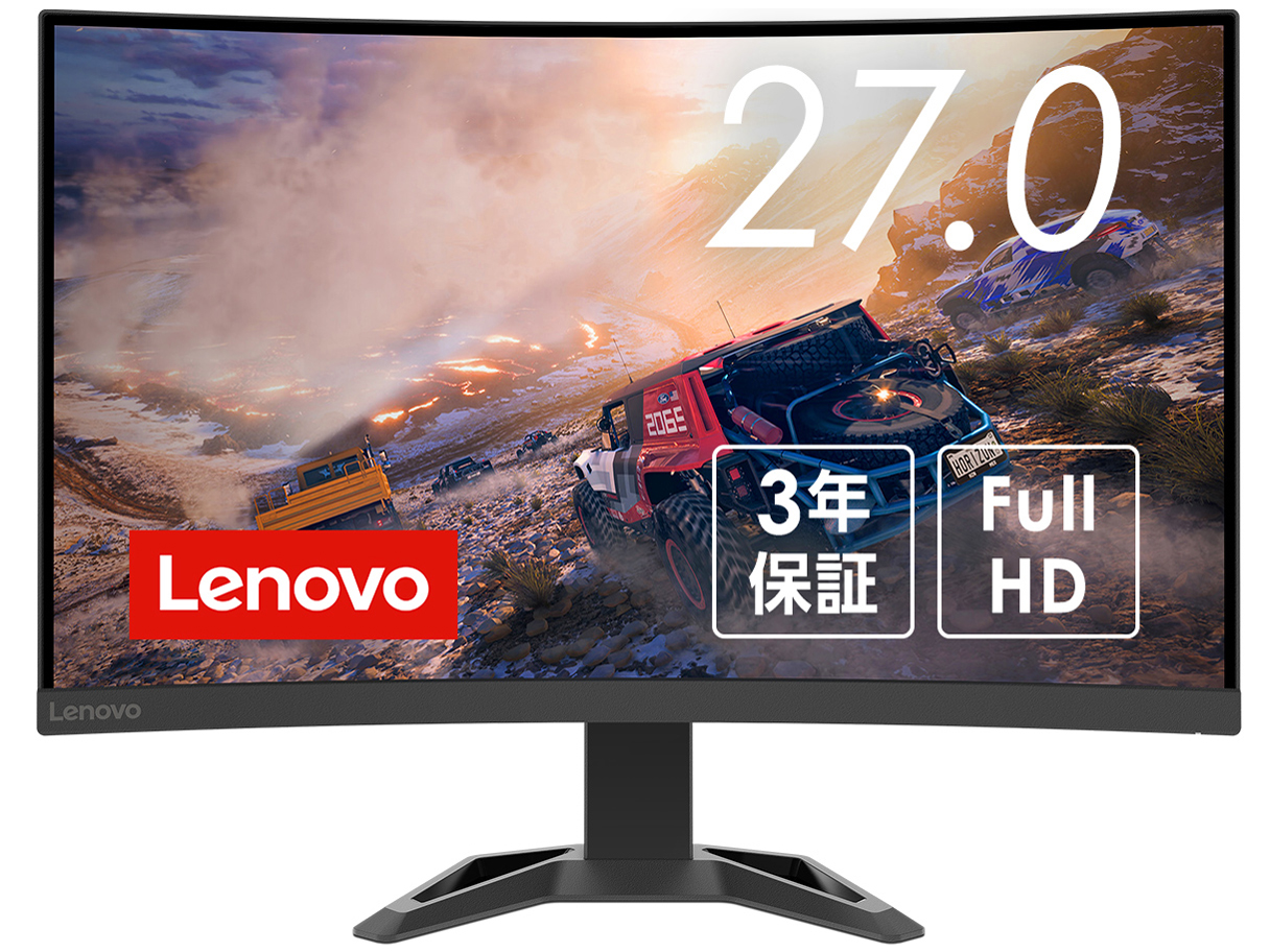 Lenovo G27c-30 �t��HD 66F3GAC2JP [27�C���` �u���b�N] �̐��i�摜