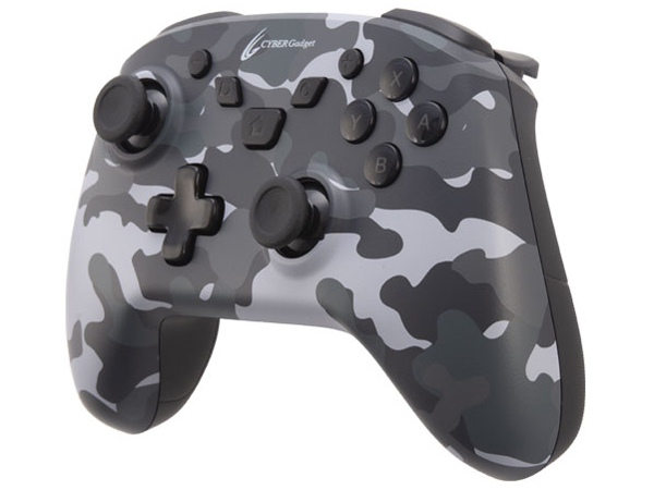 CYBER�E�Q�[�~���O�R���g���[���[ HG smart �����^�C�v(SWITCH�p) CY-NSOGCLWL-CG [�J���t���[�W���O���[] �̐��i�摜