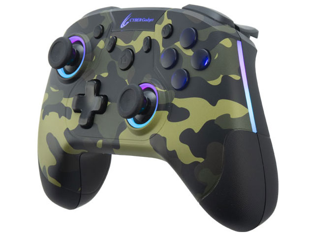 CYBER�E�Q�[�~���O�R���g���[���[ HG �����^�C�v(SWITCH�p) CY-NSOGCWL-CGR [�J���t���[�W���O���[��] �̐��i�摜