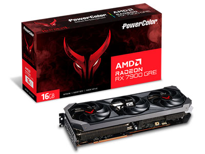 PowerColor Red Devil AMD Radeon RX 7900 GRE 16GB GDDR6 RX7900GRE 16G-E/OC [PCIExp 16GB] �̐��i�摜