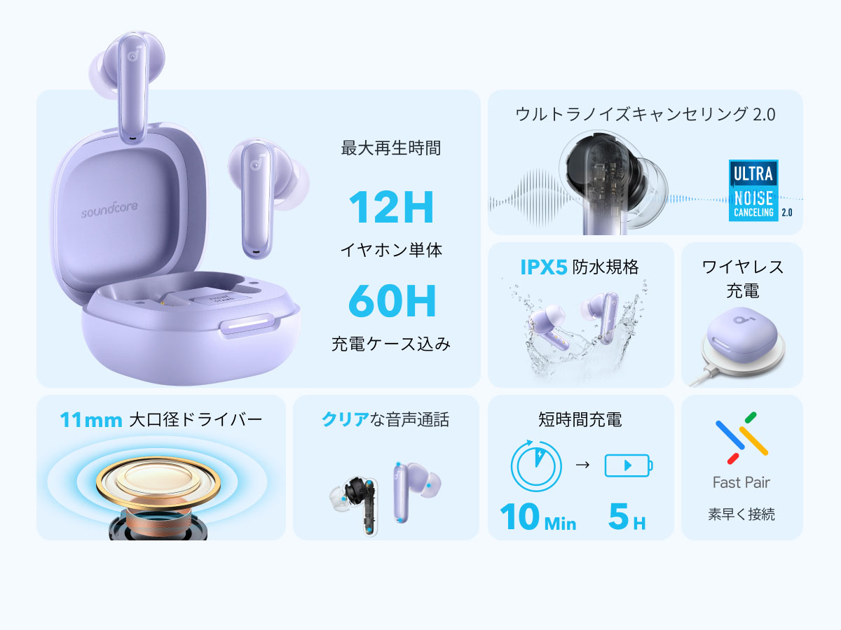 Soundcore P40i A3955NQ1 [�p�[�v��]