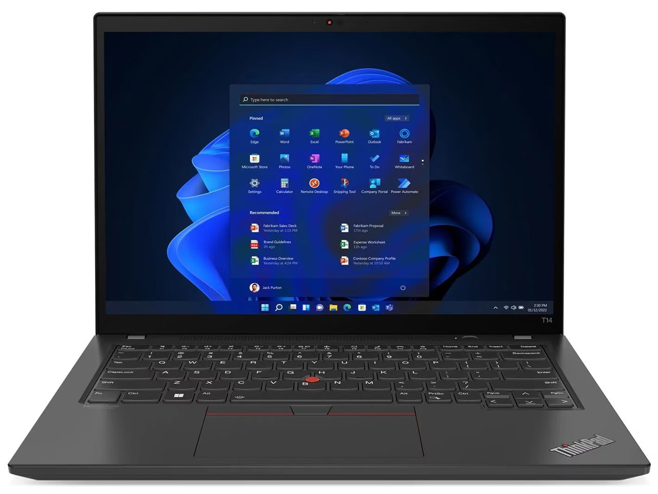 ThinkPad T14 Gen 3 21AH006YJP [�u���b�N] �̐��i�摜