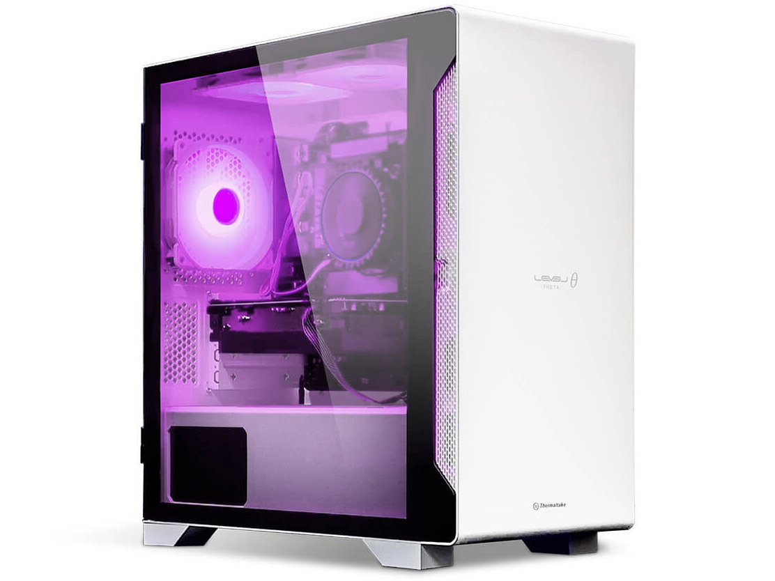 LEVEL�� Ryzen 5 7500F/RTX 3050/16GB������/500GB NVMe M.2 SSD/�o���ݒ�ݒu�T�[�r�X/LEVEL-M1A6-R75F-LA2X-SAKURA [������] �̐��i�摜