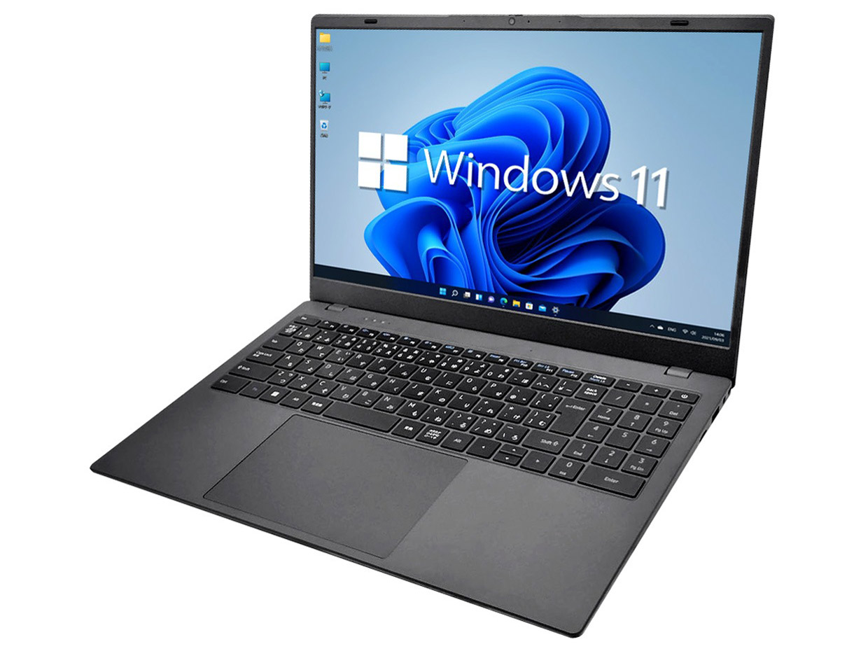 NC15J �C���e�� N95/NVMe SSD 256GB/12GB������/15.6�C���` �t��HD/Windows 11/Office Personal 2021 [�}�b�g�O���C] �̐��i�摜