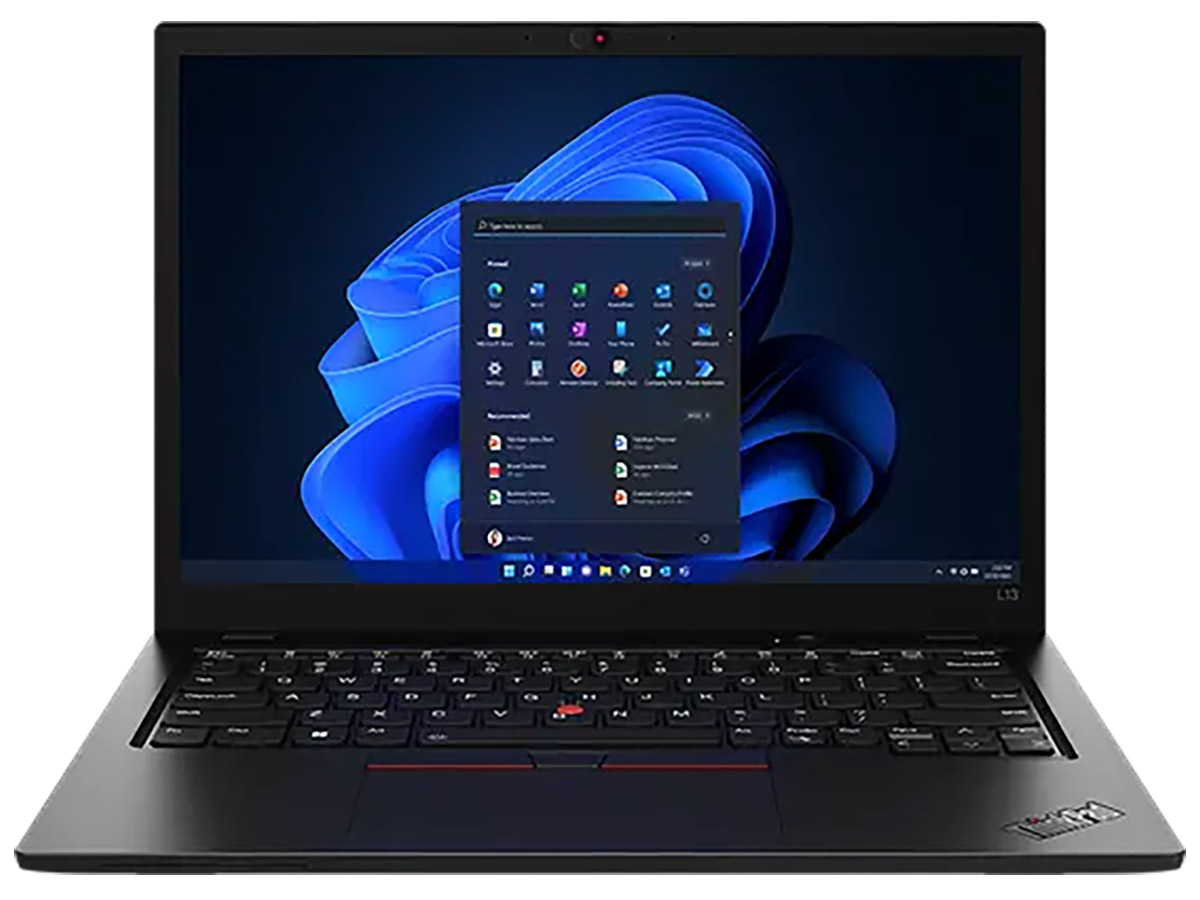 ThinkPad L13 Gen 3 AMD Windows 11 Pro�ERyzen 5 PRO 5675U�E8GB�������[�E512GB SSD�E13.3�^WUXGA�t������ �}���`�^�b�`�Ή� 21B9S02G00 [�u���b�N] �̐��i�摜