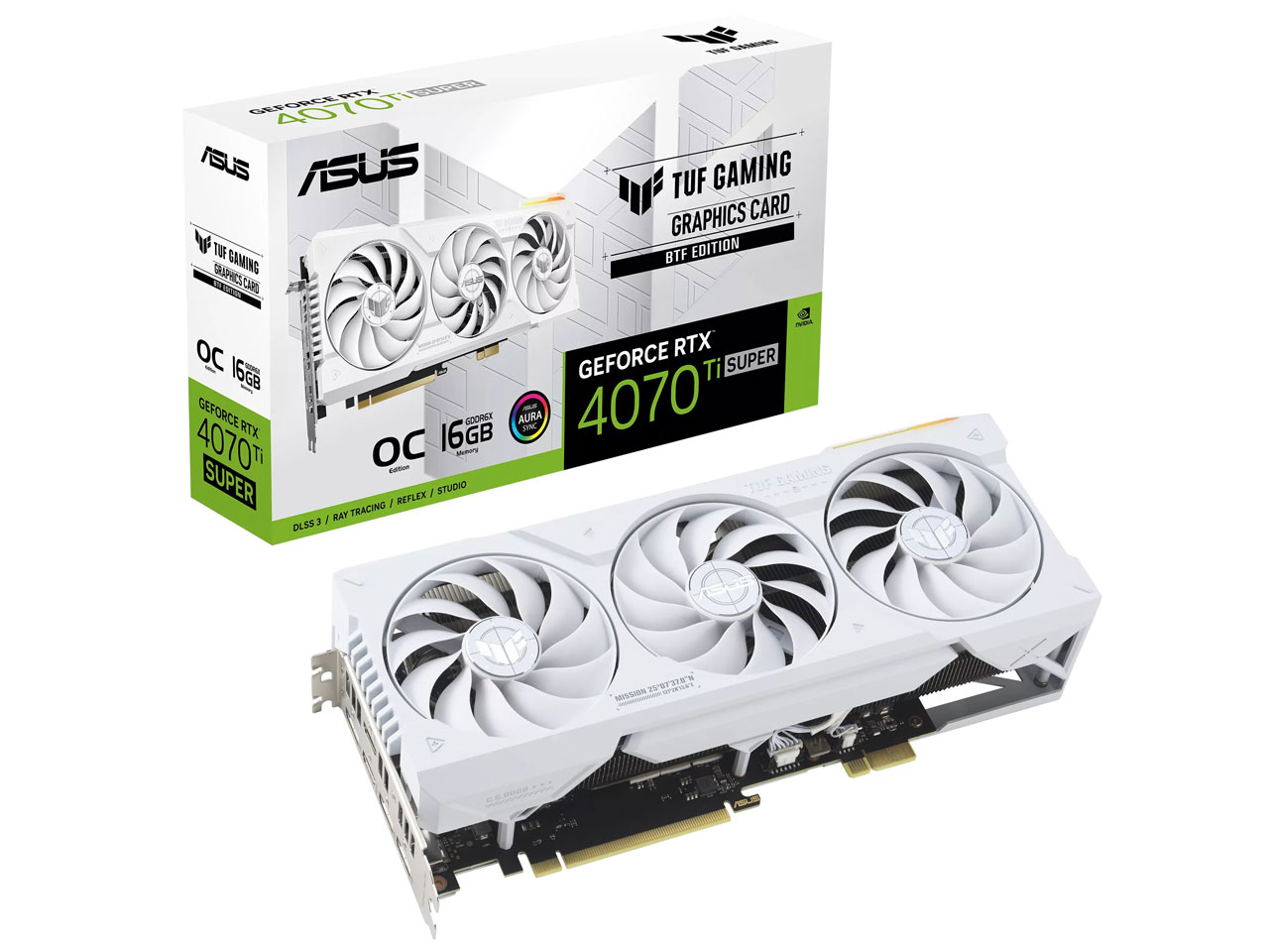 TUF-RTX4070TIS-O16G-BTF-WHITE [PCIExp 16GB] �̐��i�摜