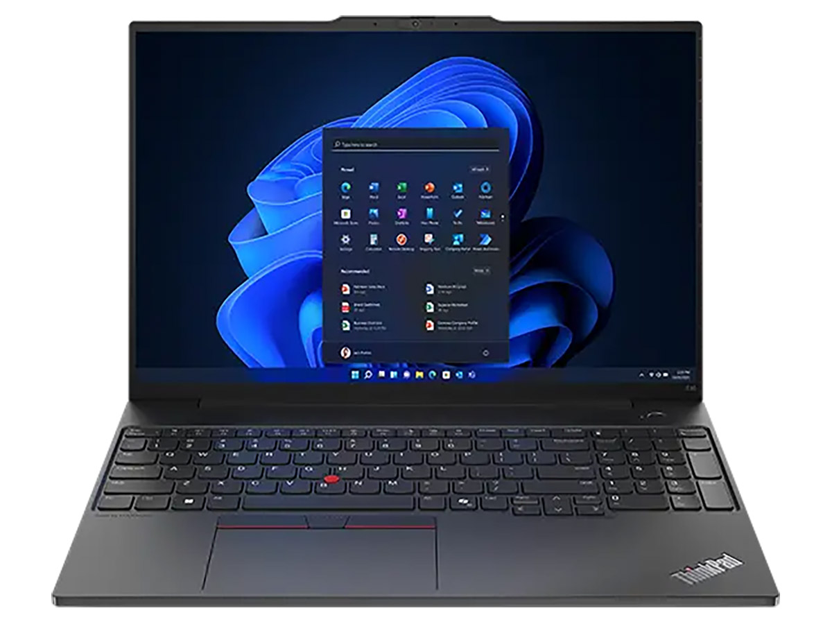 ThinkPad E16 Gen 2 Windows 11 Pro�ECore Ultra 5 125U�E16GB�������[�E512GB SSD�E16�^WUXGA�t������ �I�t�B�X�t�� 21MA0013JP [�u���b�N] �̐��i�摜