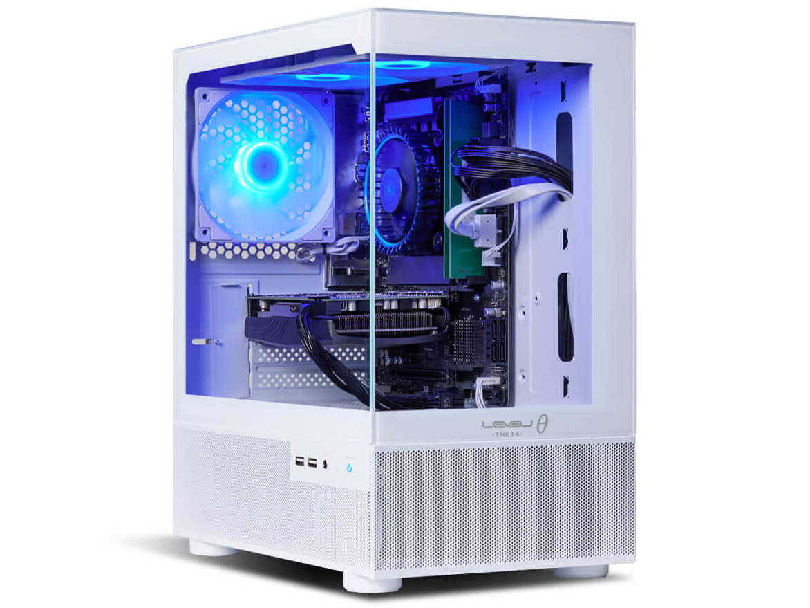 LEVEL�� Ryzen 5 4500/RTX 4060/16GB������/500GB NVMe M.2 SSD/LEVEL-M2P5-R45-RLX-WHITE [�z���C�g] �̐��i�摜