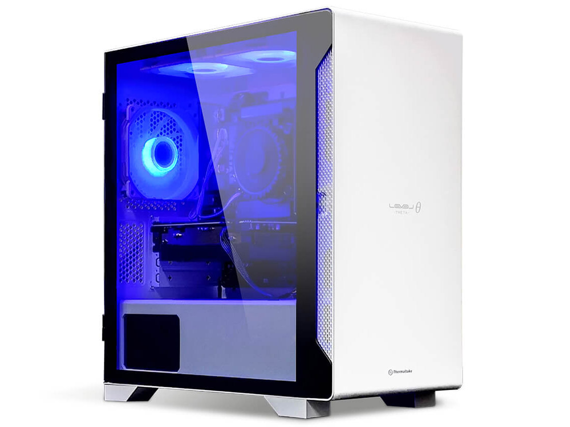 LEVEL�� Core i5 14400F/RTX 4060/16GB������/500GB NVMe M.2 SSD/Minecraft�F Java&Bedrock Edition for PC����/LEVEL-M17M-144F-RL2X-WHITE [�z���C�g] �̐��i�摜