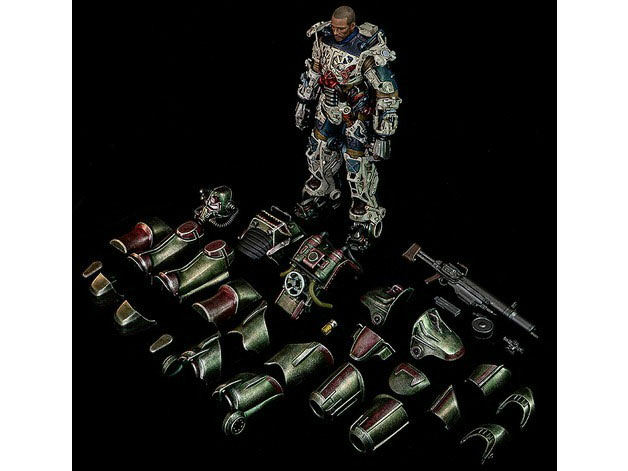 Fallout 1/6 T-45 Hot Rod Shark Power Armor(�t�H�[���A�E�g 1/6 T-45 �z�b�g���b�h�V���[�N�E�p���[�A�[�}�[)