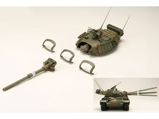 HJ���f���L�b�g�V���[�Y No6 1/35 74����ԉ����A�N�e�B�u�A�[�}�[ �o�g���I�[�o�[�k�C��Ver.