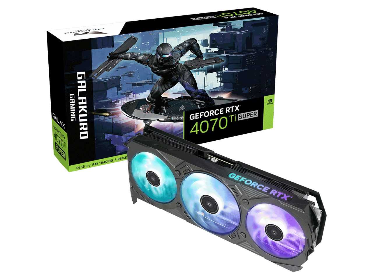 GALAKURO GAMING GG-RTX4070TiSP-E16GB/EX/TP2 [PCIExp 16GB] �̐��i�摜