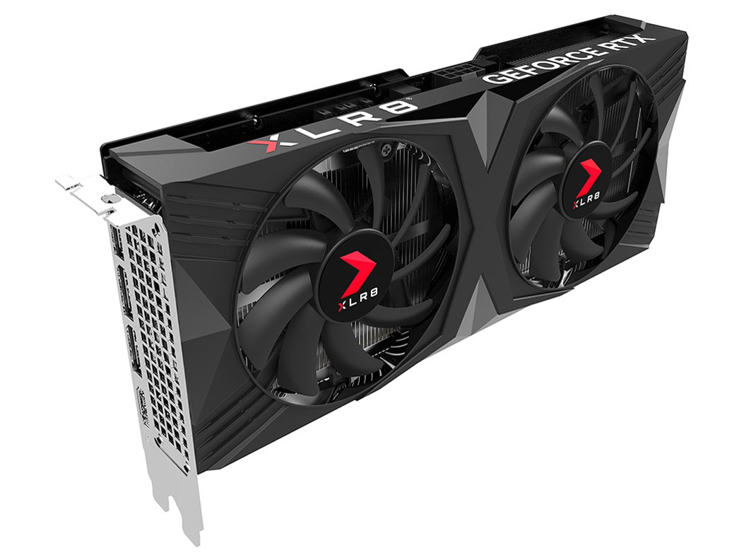 GeForce RTX 4060 Ti 8GB XLR8 �Q�[�~���O VERTO �I�[�o�[�N���b�N �_�u���t�@�� VCG4060T8DFXPB1-O [PCIExp 8GB]