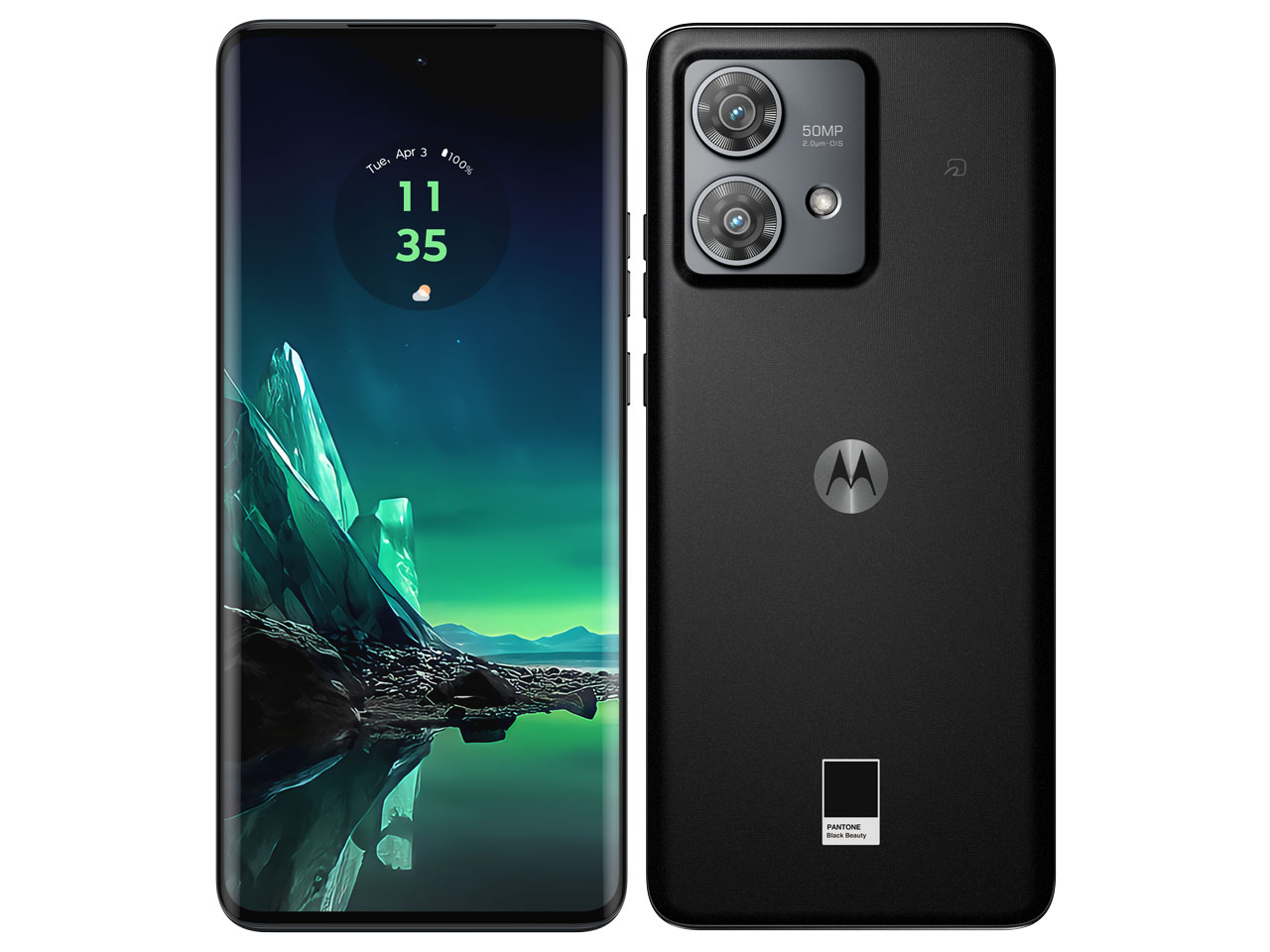 motorola edge 40 neo SIM�t���[ [�u���b�N�r���[�e�B] �̐��i�摜