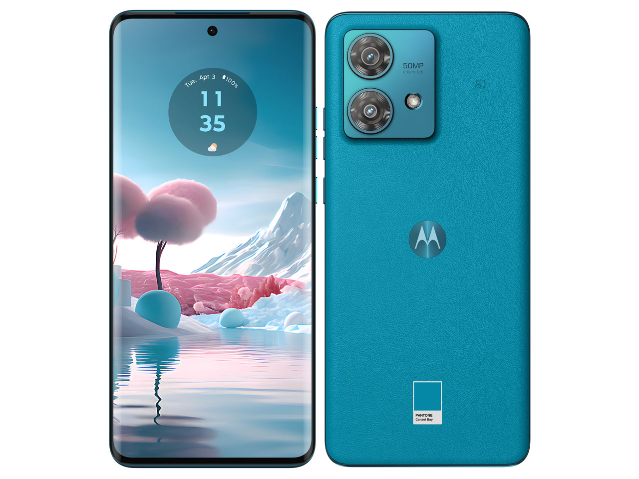 motorola edge 40 neo SIM�t���[ [�J���r�A���u���[] �̐��i�摜