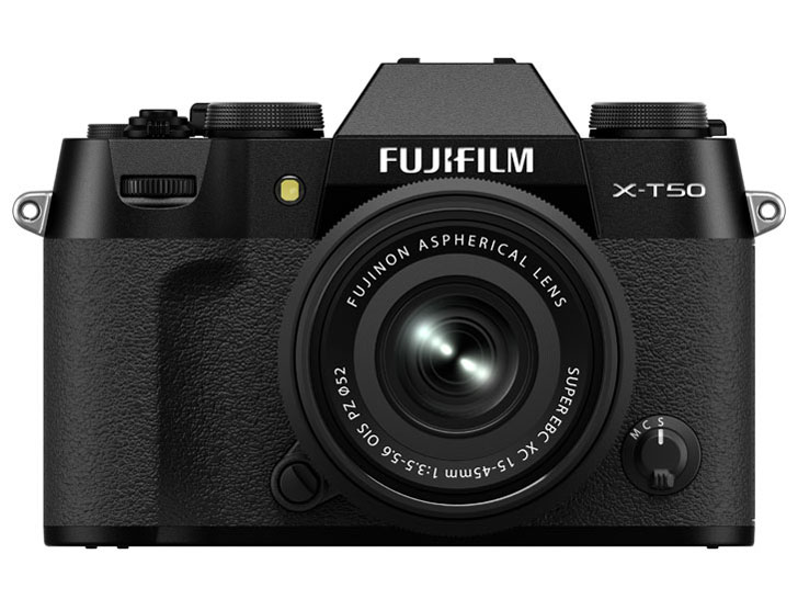 FUJIFILM X-T50 XC15-45mmレンズキット ブラック 富士フイルム FUJIFILM X-T50 XC15-45mmレンズキット [ブラック