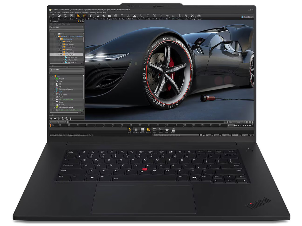 ThinkPad P1 Gen 7 21KW0000JP [�u���b�N] �̐��i�摜