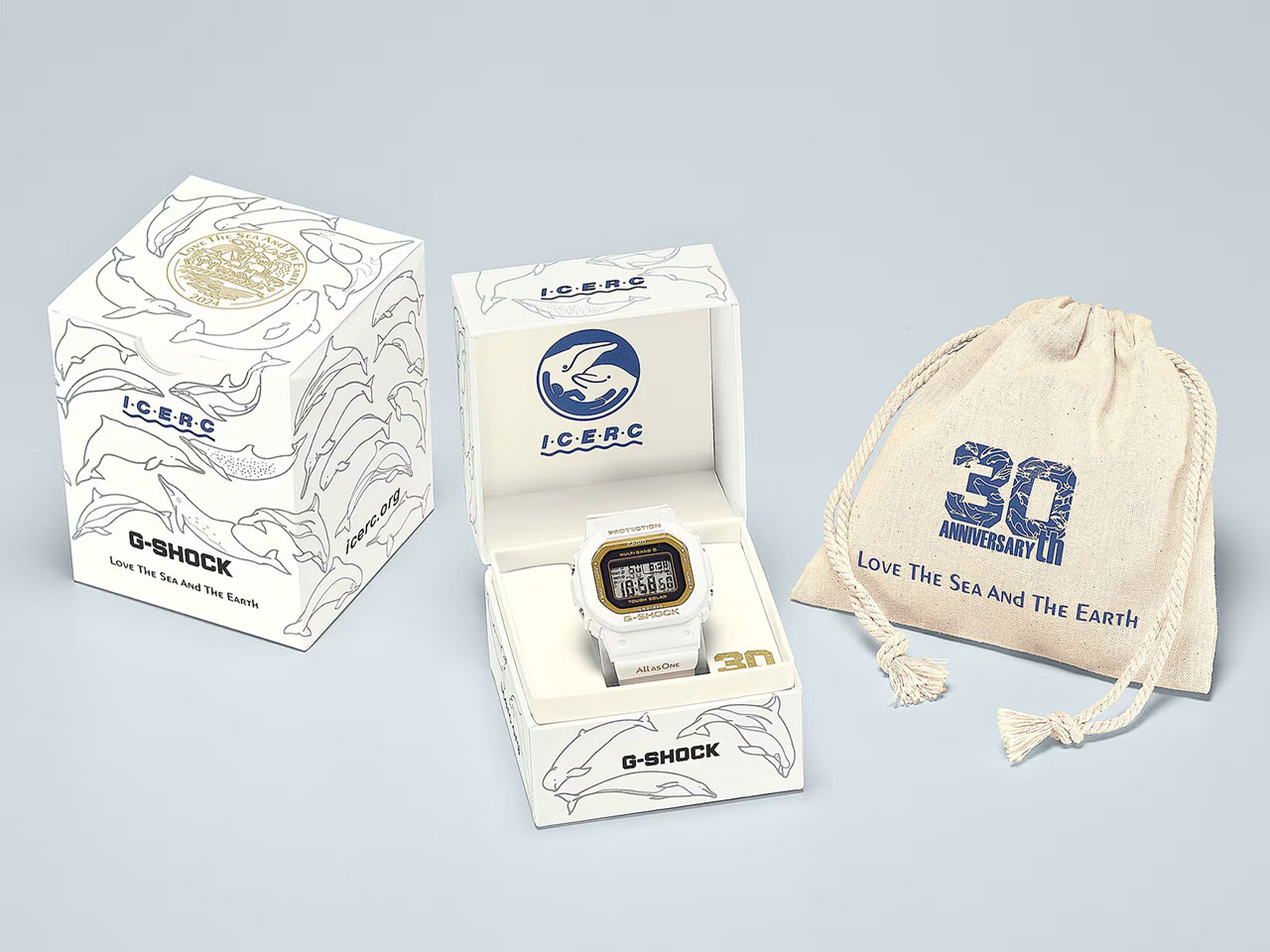 G-SHOCK Love The Sea And The Earth ICERC Japan �R���{���[�V�������f�� 2024 GMD-W5601K-7JR